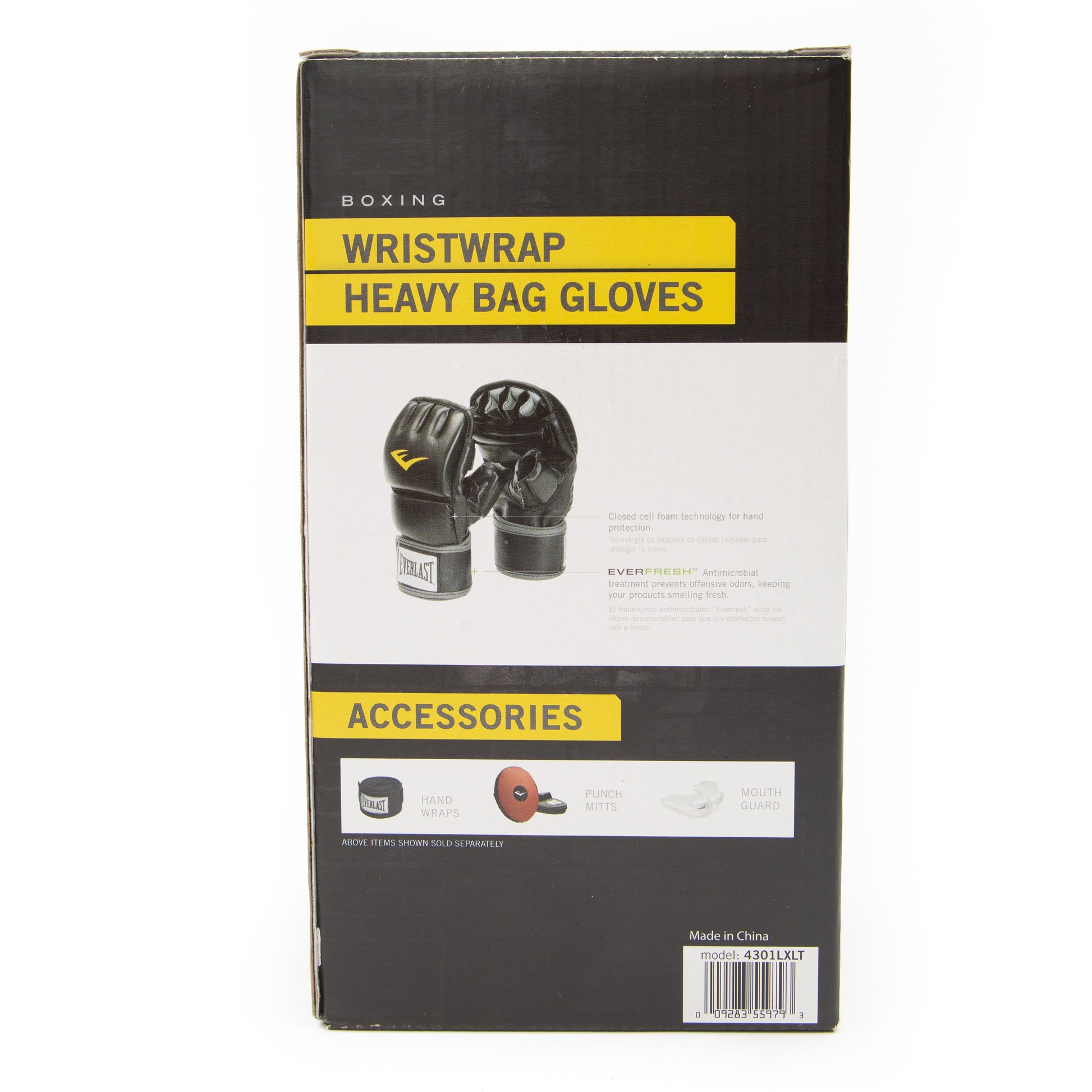 Wrist Wrap Heavy Bag Gloves, S/M, Black – Mitts, Reflex & Bag Training