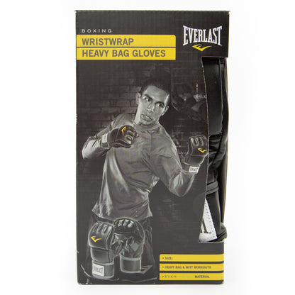 Wrist Wrap Heavy Bag Gloves, S/M, Black – Mitts, Reflex & Bag Training